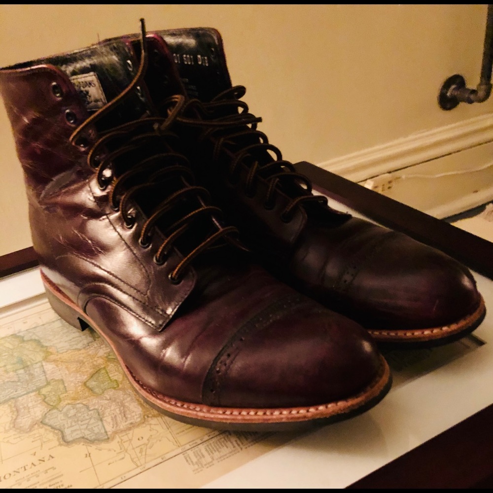 Stacy Adams Madison Cap Toe Ankle Boot 9.5D